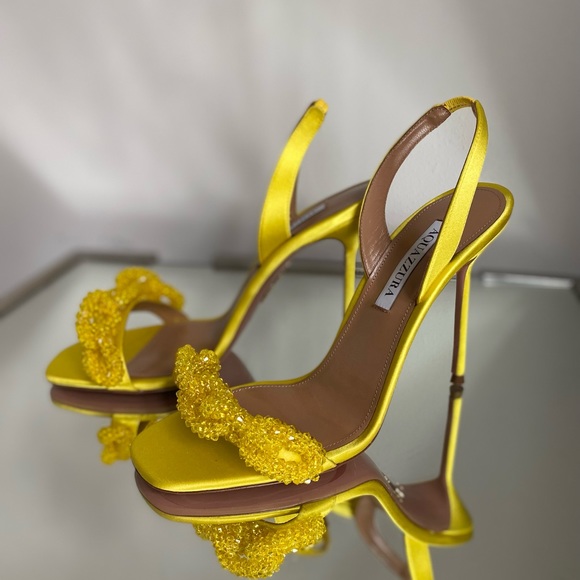 New AQUAZZURA Chain Of Love Sandal 105 39.5 $1,295 - Picture 7 of 13